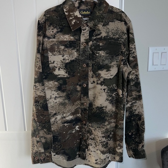 Cabela's Other - Cabela's Kids Camouflage Button Down Shirt